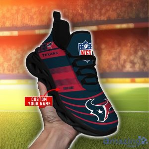 NFL Sport Shoes Houston Texans Max Soul Shoes Personalized Name Sneakers Product Photo 2