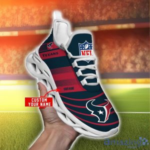 NFL Sport Shoes Houston Texans Max Soul Shoes Personalized Name Sneakers Product Photo 3