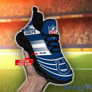 NFL Sport Shoes Indianapolis Colts Max Soul Shoes Personalized Name Sneakers Product Photo 2
