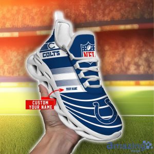 NFL Sport Shoes Indianapolis Colts Max Soul Shoes Personalized Name Sneakers Product Photo 3