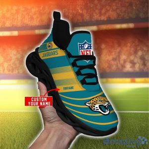 NFL Sport Shoes Jacksonville Jaguars Max Soul Shoes Personalized Name Sneakers Product Photo 2