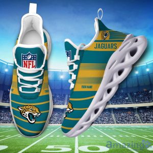 NFL Sport Shoes Jacksonville Jaguars Max Soul Shoes Personalized Name Sneakers Product Photo 1