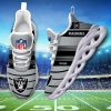 NFL Sport Shoes Las Vegas Raiders Max Soul Shoes Personalized Name Sneakers