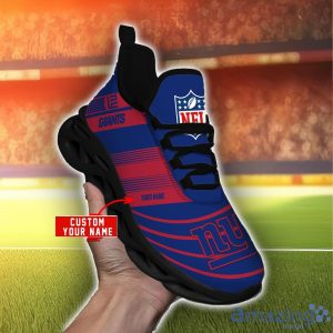 NFL Sport Shoes New York Giants Max Soul Shoes Personalized Name Sneakers Product Photo 2