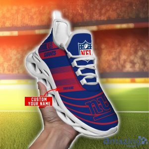 NFL Sport Shoes New York Giants Max Soul Shoes Personalized Name Sneakers Product Photo 3