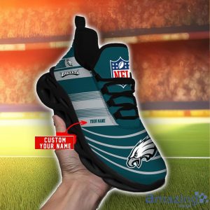 NFL Sport Shoes Philadelphia Eagles Max Soul Shoes Personalized Name Sneakers Product Photo 2