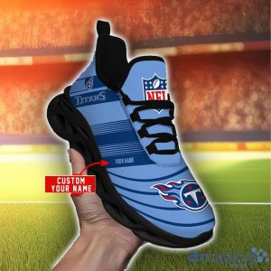 NFL Sport Shoes Tennessee Titans Max Soul Shoes Personalized Name Sneakers Product Photo 2