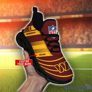 NFL Sport Shoes Washington Commanders Max Soul Shoes Personalized Name Sneakers Product Photo 2