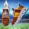 NFL Sport Shoes Washington Commanders Max Soul Shoes Personalized Name Sneakers