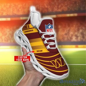 NFL Sport Shoes Washington Commanders Max Soul Shoes Personalized Name Sneakers Product Photo 3