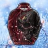 NHL Phoenix Coyotes Skull Red Hoodie, Zip Hoodie 3D All Over Print Meticulous Seams For Fans