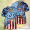 North Carolina Tar Heels NCAA2 Independence Day 3D T- Shirts