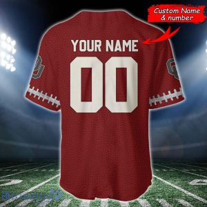 Oklahoma Sooners BaseBall jersey Shirt Custom Name & Custom Number For Fans Product Photo 2