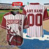 Oklahoma Sooners Custom Name And Number Baseball Jersey Shirt NCAA  Fans Gift
