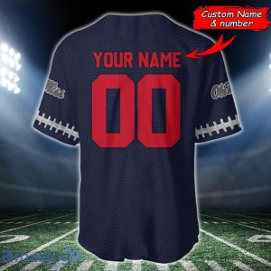 Ole Miss Rebels BaseBall jersey Shirt Custom Name & Custom Number For Fans Product Photo 2