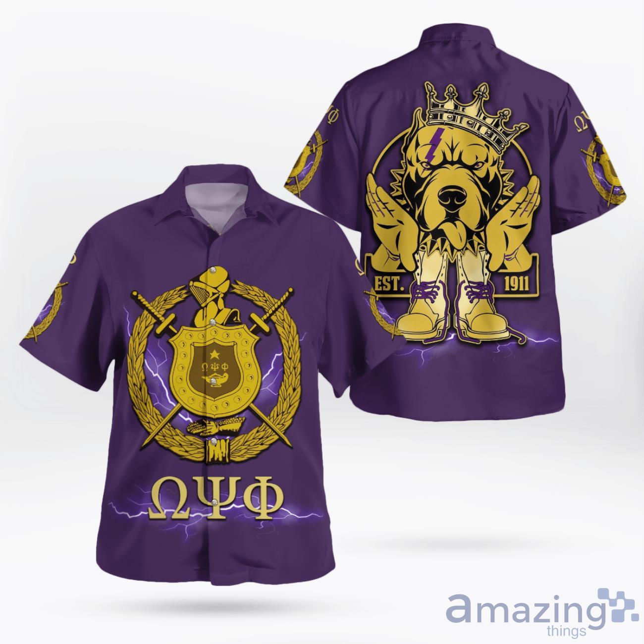 Omega Psi Phi Royal Bulldog Hawaiian Shirt 3D All Over Printed Hawaii Shirt Summer Gift image Omega Psi Phi Royal Bulldog Hawaiian Shirt 3D All Over Printed Hawaii Shirt Summer Gift Product Photo 1