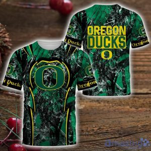 Oregon Ducks Camo Hunting 3D All Over Printed T-Shirt Hoodie Sweatshirt For Big Fans Product Photo 3