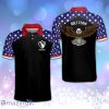 Patriotic Crazy Eagles Golf Personalized Polo Shirt