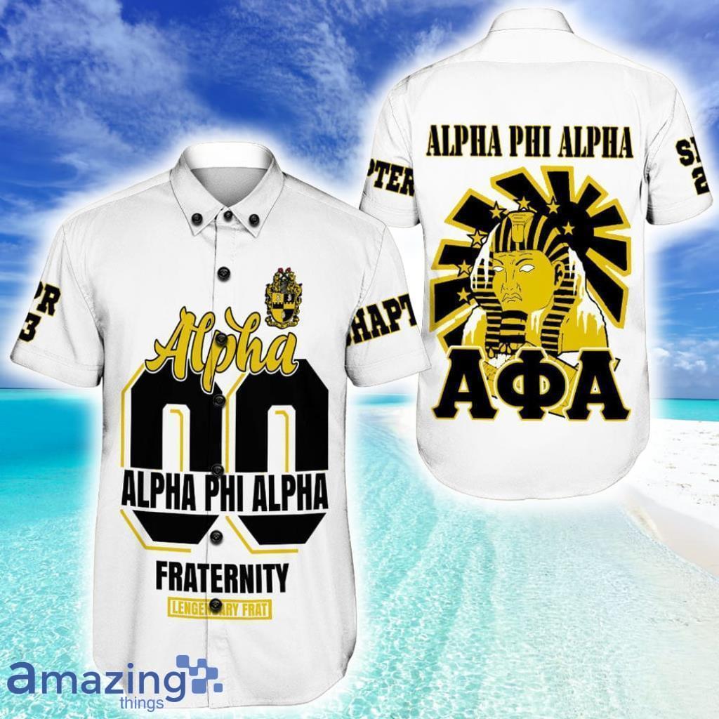Personalized Alpha Phi Alpha Fraternity And Sphinx Hawaiian Shirt For Men And Women image Personalized Alpha Phi Alpha Fraternity And Sphinx Hawaiian Shirt For Men And Women Product Photo 1