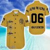 Personalized Alpha Phi Alpha Gold Hawaiian Shirt For Men And Women