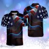 Personalized American Flag Golf Breathable Personalized Polo Shirt