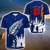 Personalized Australia Anzac Camouflage Mix Fern Baseball Jersey Shirt