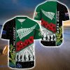 Personalized Australia Indigenous & New Zealand Maori Anzac Baseball Jersey Shirt