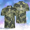 Personalized Camouflage Texture Disc Golf Personalized Polo Shirt