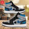 Personalized Carolina Panthers NFL Air Jordan Hightop Shoes For Fans