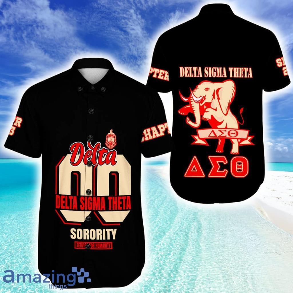 Personalized Delta Sigma Theta Elephants Hawaiian Shirt For Men And Women image Personalized Delta Sigma Theta Elephants Hawaiian Shirt For Men And Women Product Photo 1