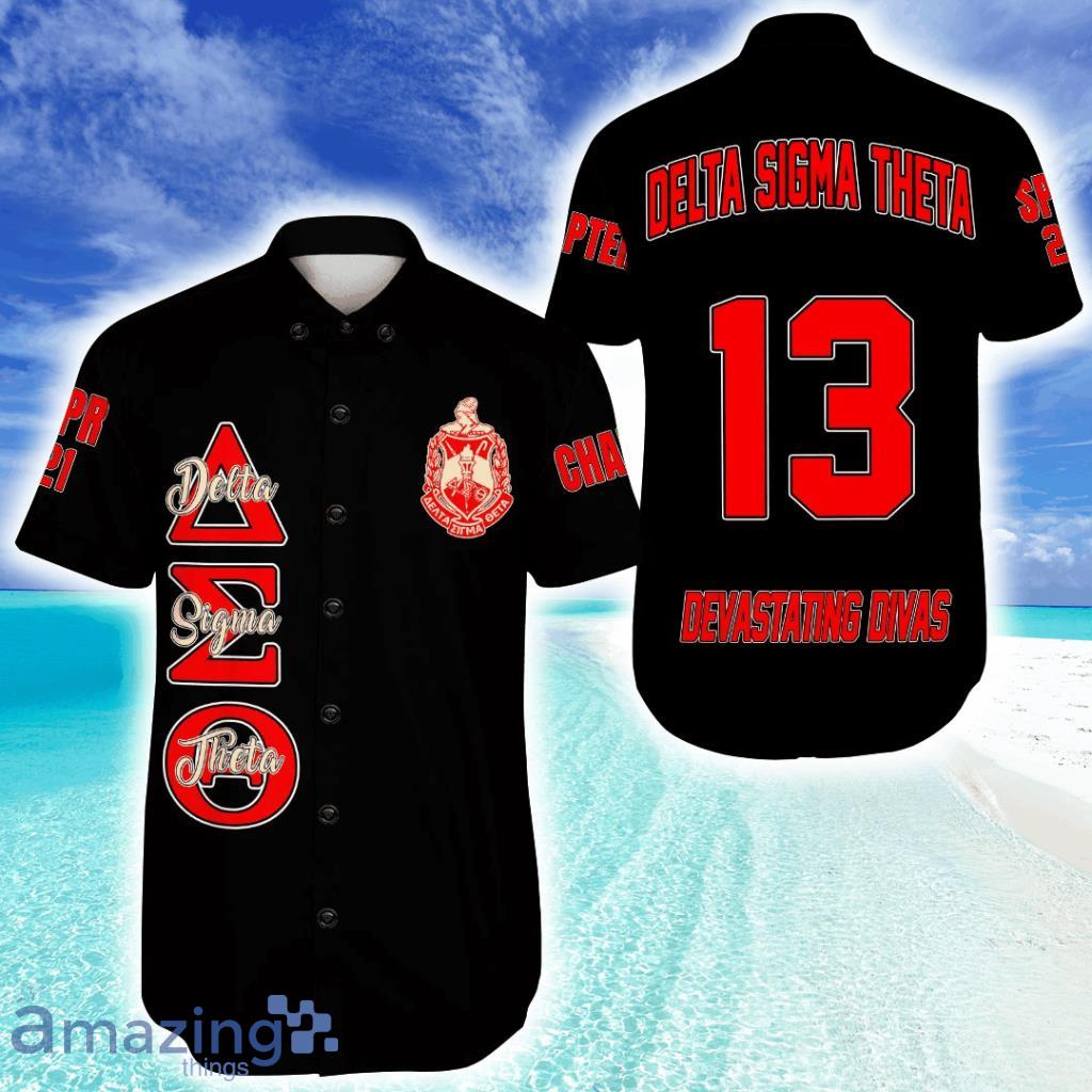 Personalized Delta Sigma Theta Hawaiian Shirt For Men And Women image Personalized Delta Sigma Theta Hawaiian Shirt For Men And Women Product Photo 1