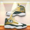 Personalized Green Bay Packers Nfl Football Team Air Jordan 13 Sneaker Shoes For Fans