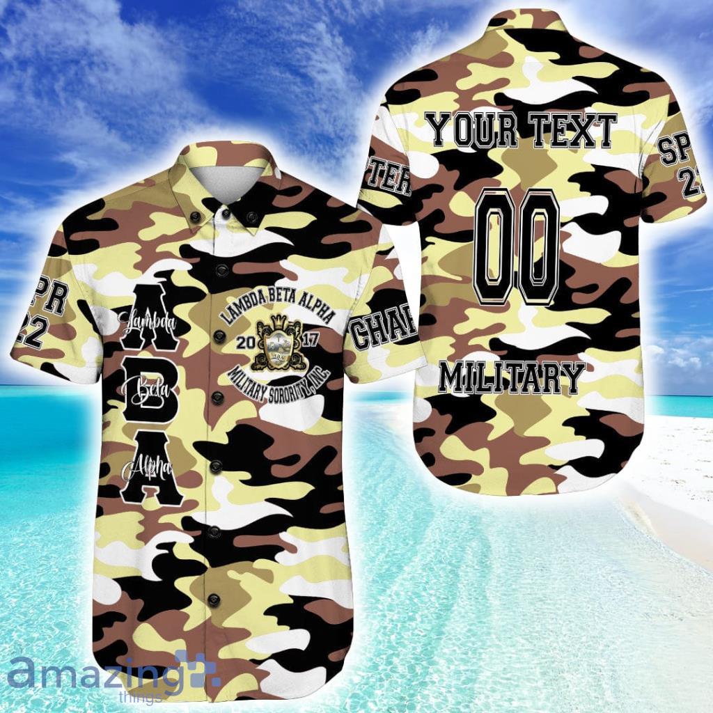 Personalized Lambda Beta Alpha Camo Hawaiian Shirt For Men And Women image Personalized Lambda Beta Alpha Camo Hawaiian Shirt For Men And Women Product Photo 1