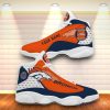Personalized Los Denver Broncos Nfl Football Team Air Jordan 13 Sneaker Shoes For Fans