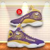Personalized Minnesota Vikings Nfl Mandala Football Team Air Jordan 13 Sneaker Shoes For Fans