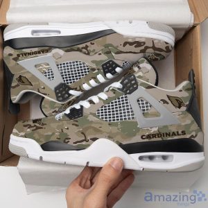 Personalized Name Arizona Cardinals Camo Personalized Air Jordan 4 Shoes Trending Men Women Sneakers Special Team Gift Product Photo 3