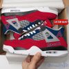Personalized Name Atlanta Braves Personalized Air Jordan 4 Shoes Trending Men Women Sneakers Sport Fans Gift