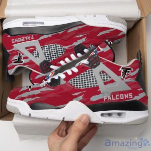 Personalized Name Atlanta Falcons Personalized Air Jordan 4 Shoes Trending Men Women Sneakers Men Women Sport Gift Product Photo 1