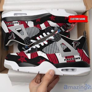 Personalized Name Atlanta Falcons Personalized Air Jordan 4 Shoes Trending Men Women Sneakers New Design Product Photo 3