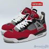 Personalized Name Atlanta Falcons Personalized Air Jordan 4 Shoes Trending Men Women Sneakers Sport Fans Gift