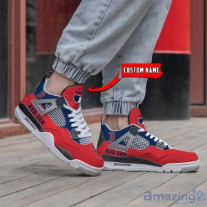 Personalized Name Boston Red Sox Personalized Air Jordan 4 Shoes Trending Men Women Sneakers Sport Fans Gift Product Photo 2