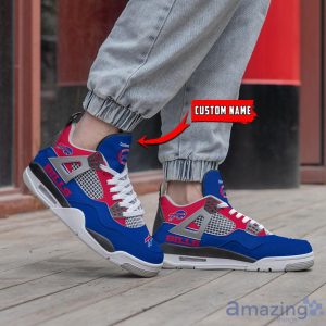 Personalized Name Buffalo Bills Personalized Air Jordan 4 Shoes Trending Men Women Sneakers Sport Fans Gift Product Photo 2