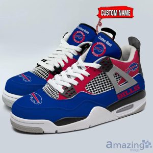 Personalized Name Buffalo Bills Personalized Air Jordan 4 Shoes Trending Men Women Sneakers Sport Fans Gift Product Photo 1
