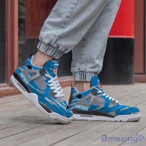 Personalized Name Carolina Panthers Personalized Air Jordan 4 Shoes Trending Men Women Sneakers Men Women Sport Gift Product Photo 3