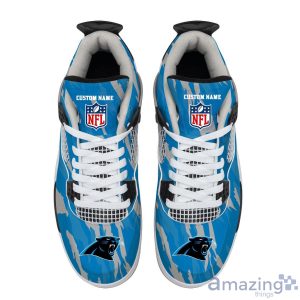 Personalized Name Carolina Panthers Personalized Air Jordan 4 Shoes Trending Men Women Sneakers Men Women Sport Gift Product Photo 4