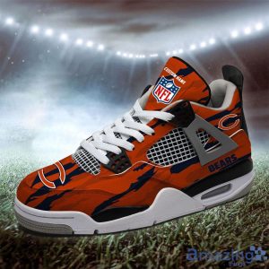 Personalized Name Chicago Bears Personalized Air Jordan 4 Shoes Trending Men Women Sneakers Men Women Sport Gift Product Photo 2