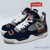 Personalized Name Chicago Bears Personalized Air Jordan 4 Shoes Trending Men Women Sneakers Unique Gift For Fans
