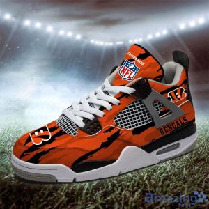 Personalized Name Cincinnati Bengals Personalized Air Jordan 4 Shoes Trending Men Women Sneakers Men Women Sport Gift Product Photo 2
