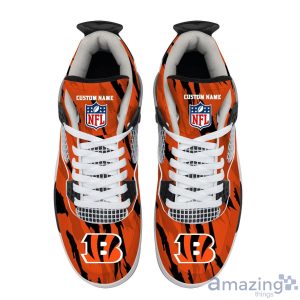 Personalized Name Cincinnati Bengals Personalized Air Jordan 4 Shoes Trending Men Women Sneakers Men Women Sport Gift Product Photo 4