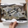 Personalized Name Cleveland Browns Camo Personalized Air Jordan 4 Shoes Trending Men Women Sneakers Special Team Gift